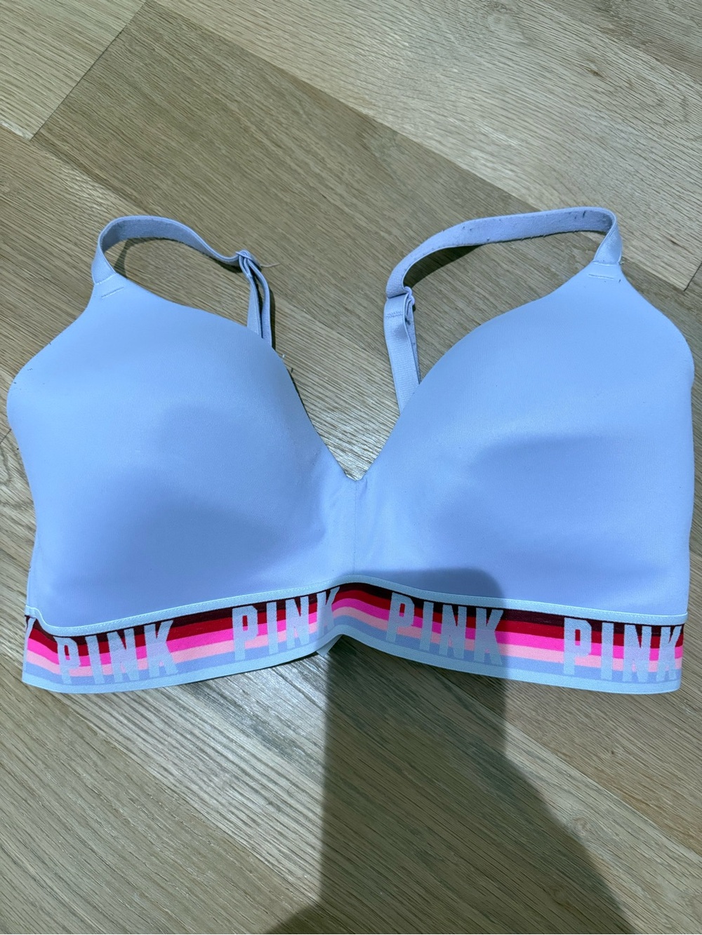 PINK Victoria's Secret Light Purple Wireless Bra 36DD
